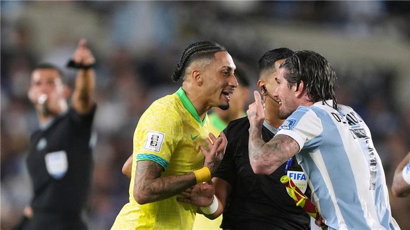 Mit seinen Worten vor dem Spiel hatte Brasiliens Raphinha die Atmosphäre zusätzlich aufgeheizt. 