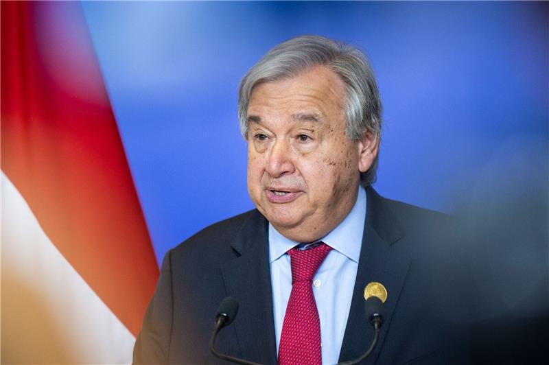 «Mit weit geöffneten Augen in einen größeren Krieg»: UN-Generalsekretär António Guterres ist besorgt.
