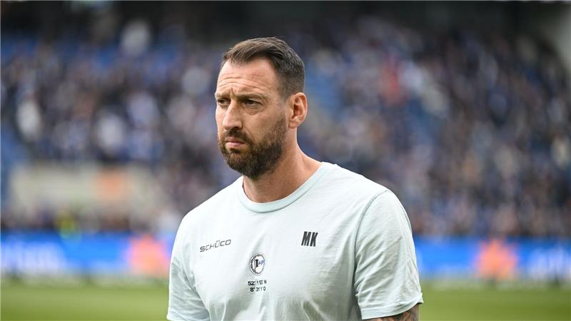 Mitch Kniat arbeitet in Zukunft nicht mehr für Arminia Bielefeld. (Archivbild)