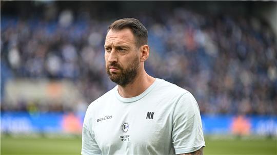Mitch Kniat arbeitet in Zukunft nicht mehr für Arminia Bielefeld. (Archivbild)