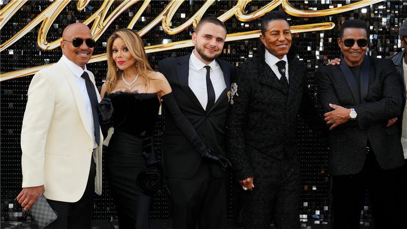 Mitglieder der Jackson-Familie feiern die Biopic-Premiere in Los Angeles. (Archivbild) 