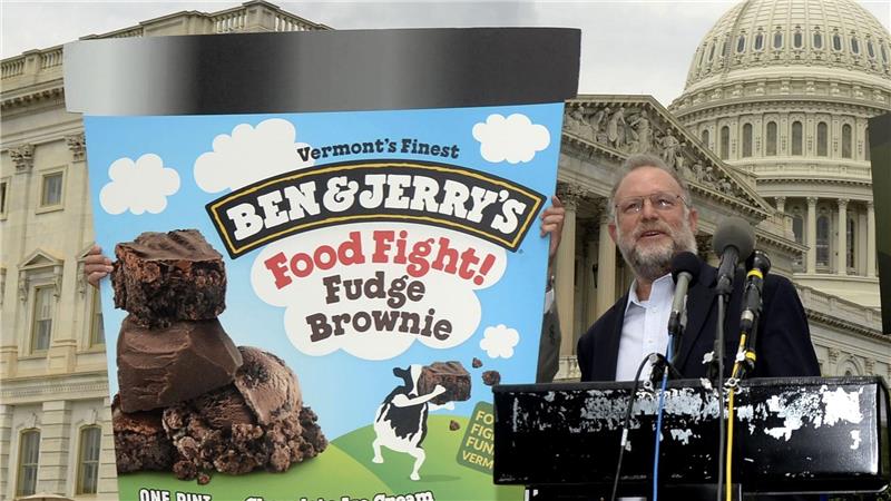 Ben & Jerry’s künftig vielleicht auch ohne Ben Mitgründer Jerry Greenfield war nach dem Verkauf von Ben & Jerry’s politisch aktiv. (Archivbild)