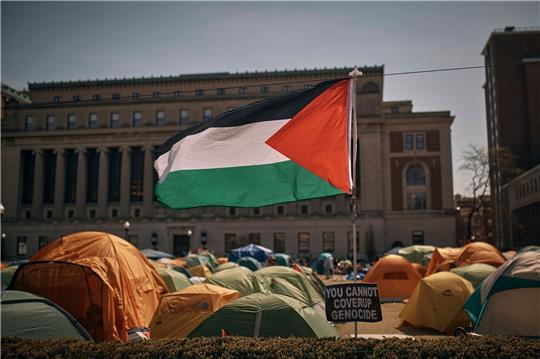 Mittlerweile protestieren Studierende und Hochschulpersonal an Universitäten in mehr als zwei Dutzend US-Bundesstaaten gegen den Gaza-Krieg.