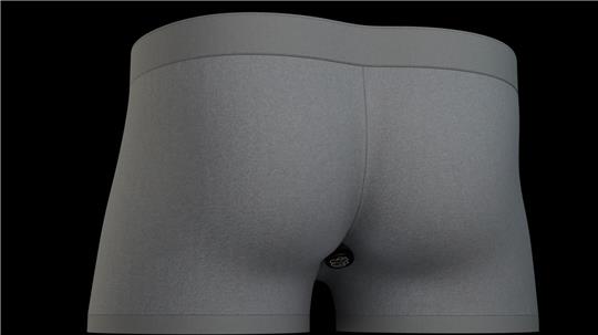 Modell der smarten Unterhose