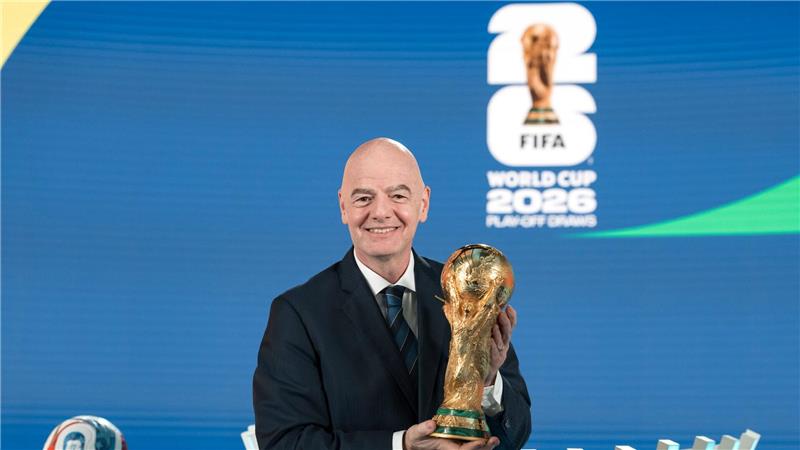 Moderiert am Samstag die Show: FIFA-Präsident Infantino.