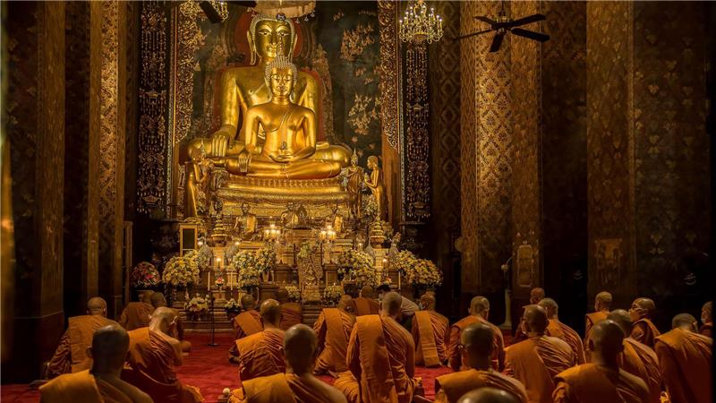 Mönche im Kreuzfeuer: Sex-Skandal erschüttert Thailand Mönche werden von der größtenteils buddhistischen Bevölkerung Thailands tief verehrt und gelten als moralische Vorbilder. (Archivbild)