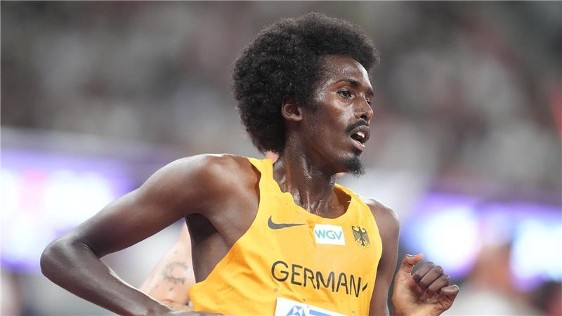 Mohamed Abdilaahi hat in Kalifornien den deutschen Rekord über 10.000 Meter geknackt. (Archivbild)