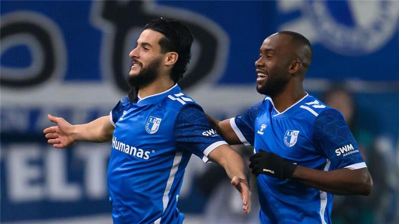 Hertha verdirbt Magdeburg mögliche Tabellenführung Mohammed El-Hankouri konnte sich nur kurz über die Führung freuen