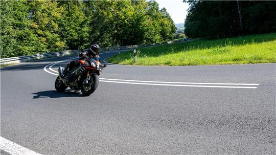 Motorradfahrer in Bayern - der Freistaat hat die höchste Dichte an zweirädrigen Kfz.