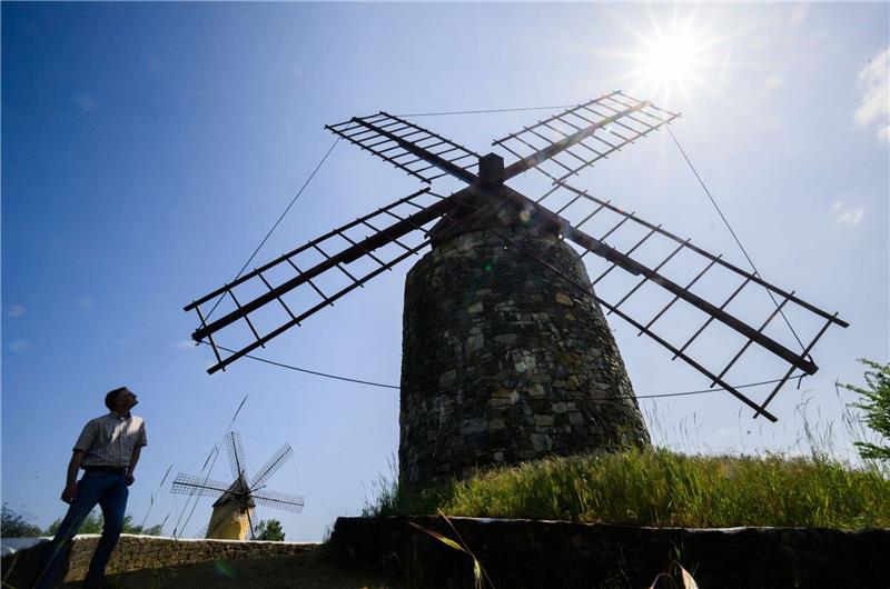 Mühlen stehen im Internationalen Mühlenmuseum Gifhorn. Es wurde im vergangenen Jahr wiedereröffnet.
