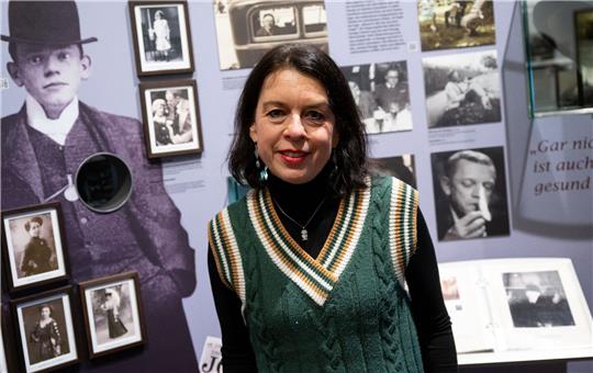 Musäumsdirektorin Sabine Rinberger im Valentin-Karlstadt-Musäum in München.