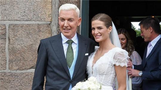 Musiker H.P. Baxxter und seine frisch angetraute Ehefrau Sara nach der Hochzeit auf Sylt.
