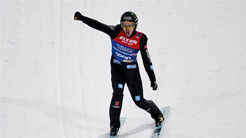 „Holzmedaille“ im Regen: Deutsche Mixed-Serie bei WM beendet Mutmacher im zweiten Durchgang: Philipp Raimund.
