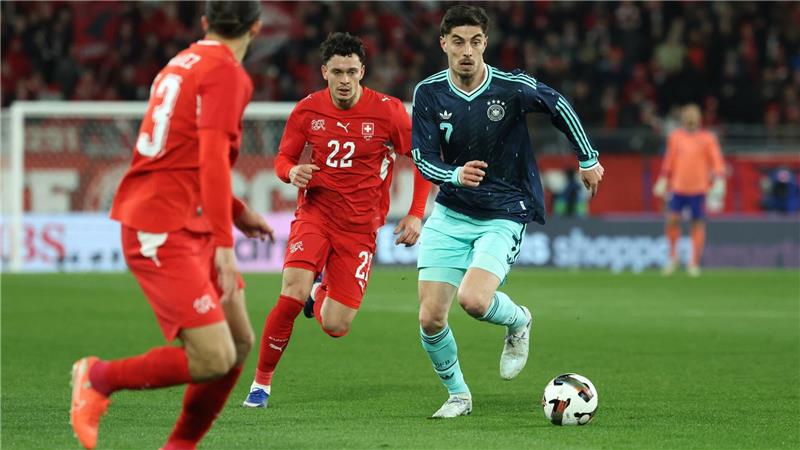 Wirtz-Gala bei Fehlerfestival: 4:3 in der Schweiz Nach 16 Monaten zurück im Nationalteam: Kai Havertz