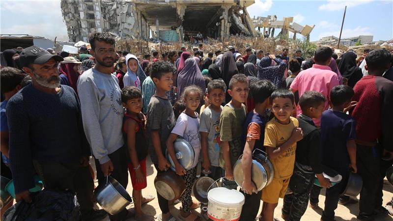 WHO warnt vor tödlicher Hungerkrise im Gazastreifen Nach Angaben der Hamas-Behörden sterben Kinder durch Unterernährung. (Archivbild)