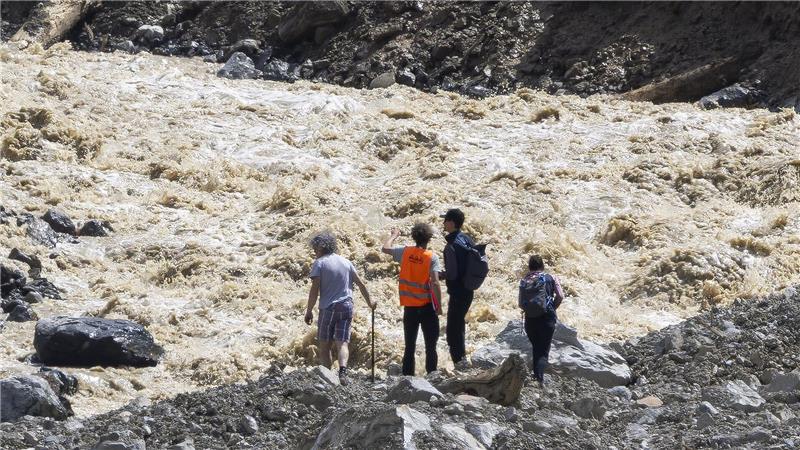 Nach Gletscherabbruch im Wallis