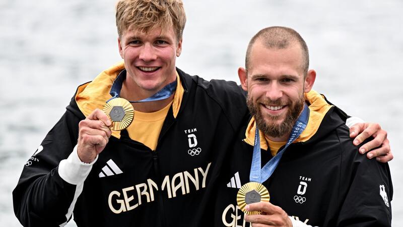 Doppel-Gold für Schopf und Lemke - Brendel „ernüchternd“ Nach Gold im Kajak-Vierer gab es für das Duo Jacob Schopf und Max Lemke auch Gold im Kajak-Zweier.