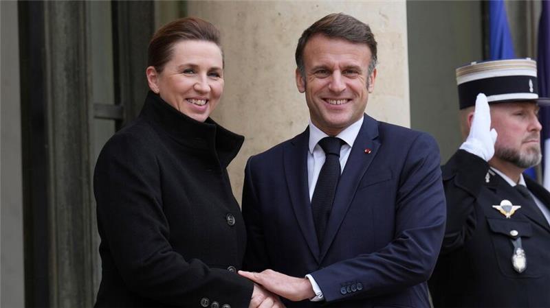 Dänemark versichert sich Europas Rückhalt im Trump-Streit Nach Scholz besuchte Frederiksen auch Emmanuel Macron.