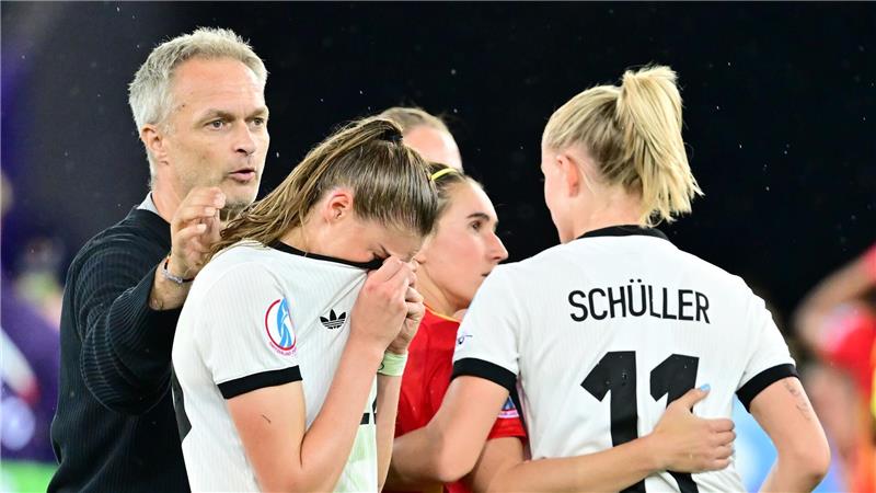 DFB-Team schwankt zwischen „viel Frust“ und „Lust auf mehr“ Nach dem Abpfiff ist die Enttäuschung groß.
