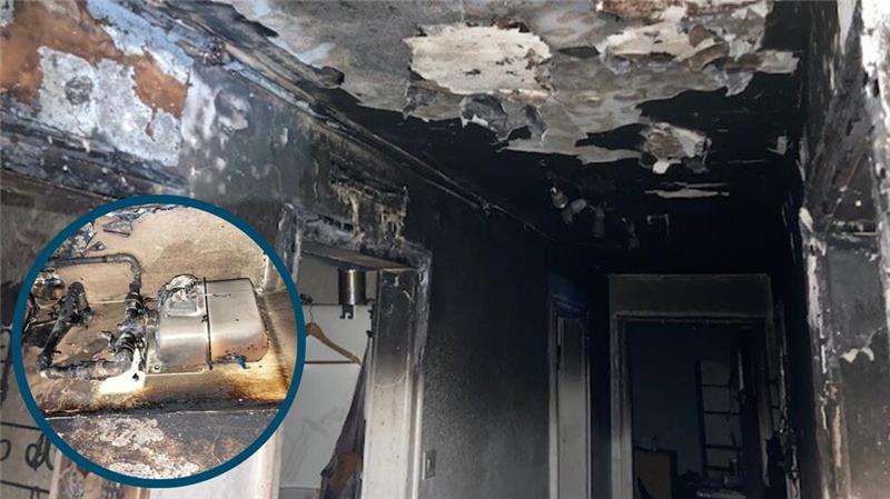 Wohnungsbrand in Oker: Polizei ermittelt Nach dem Brand sind zwei Wohnungen unbewohnbar.