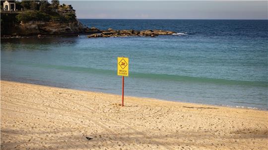 Nach dem Hai-Angriff wurde der betroffene Strand aus Sicherheitsgründen geschlossen.