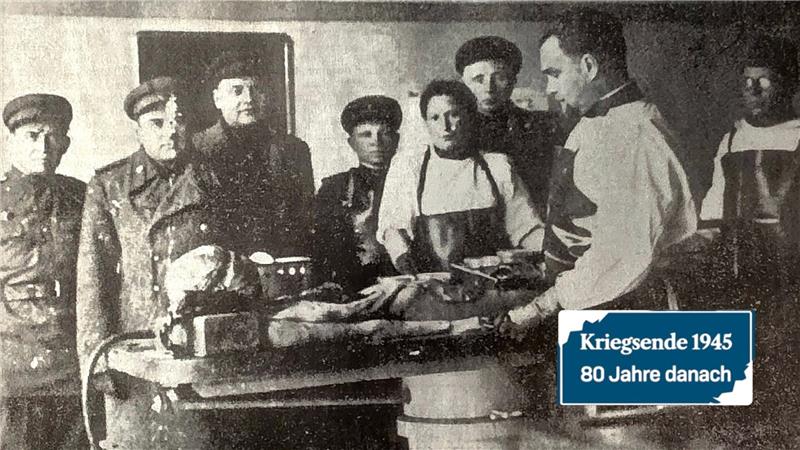 Hitlers General: Magda Goebbels und ihre Goslar-Vergangenheit Nach dem Selbstmord: Die Sowjets lassen in der Leichenhalle des chirurgischen Feldlazaretts in den Kliniken von Berlin-Buch die Leiche von Hans Krebs obduzieren.