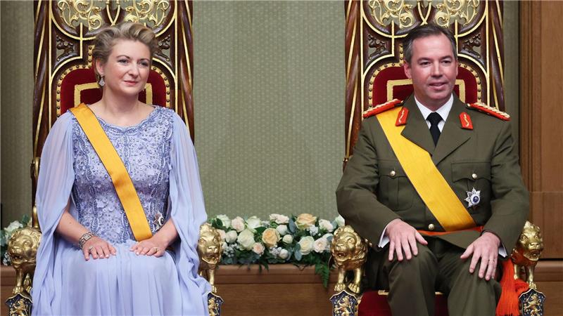 Nach der Vereidigung ist Guillaume auch Staatschef