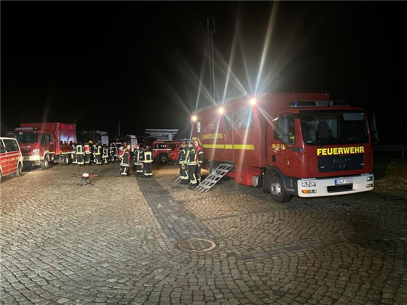 Nach einem vermissten 14-jährigen Mädchen sucht ein Großaufgebot von Rettungskräften in der Nähe von Braunlage. Foto: Feuerwehr