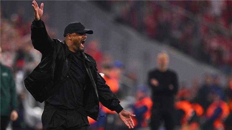 „Keine Killer“: Bayern-Traum vom Triple platzt nach Blitztor Nach seiner Gelb-Sperre im Hinspiel kehrte Bayern-Coach Vincent Kompany an die Seitenlinie zurück.
