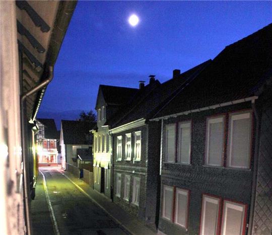 Nachts werden die Lichter in Goslar bald ausgeschaltet .