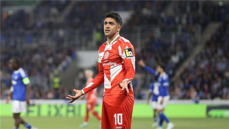 Nadiem Amiri ist wie alle Mainzer enttäuscht wegen des Europapokal-Aus.