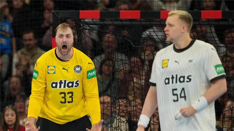 Rumpelsieg als WM-Warnschuss: „Kein schlechtes Omen“ Nationaltorhüter Andreas Wolff brüllte seinen Frust durch die Halle.