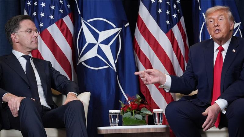 Nato-Generalsekretär Mark Rutte gehört zu den wenigen prominenten Politikern in Europa, die Donald Trumps Vorgehen gegen den Iran immer wieder loben. Schafft es der Niederländer, Trump von einem Bündnisaustritt abzuhalten? (Archivbild)