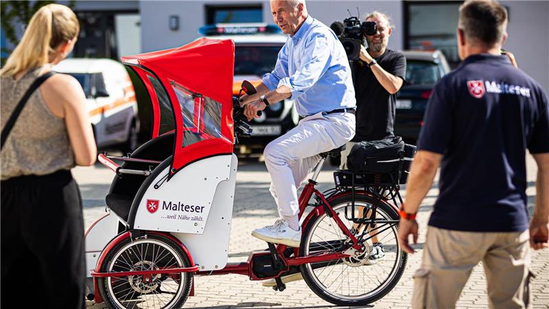 Neben Celle bieten die Malteser in der Diözese Hildesheim auch an weiteren Standorten Rikschafahrten an.