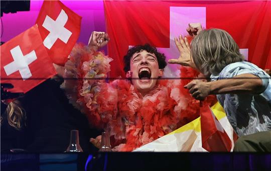 Nemo durfte jubeln: Die Schweiz hat zum ersten Mal seit 1988 gewonnen.