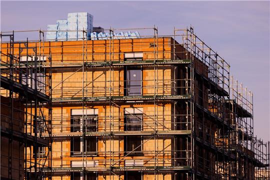 Neubau von Wohnungen am Kölner Stadtwald.