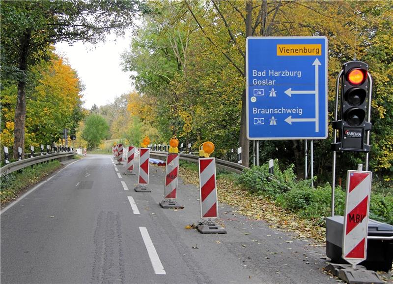 Neue Trinkwassertransportleitung im Bereich der L 510, hier der Abschnitt zwischen A 36 und „Am Finkenherd“. Foto: Hohaus