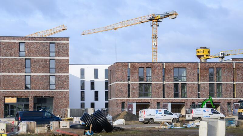 Wohnungsbau in Niedersachsen geht zurück Neue Wohnungen werden vielerorts benötigt, doch der Neubau in Niedersachsen stockt. (Archivbild)