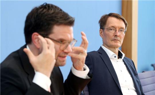 Nicht immer einer Meinung: Karl Lauterbach (l.) und Marco Buschmann.