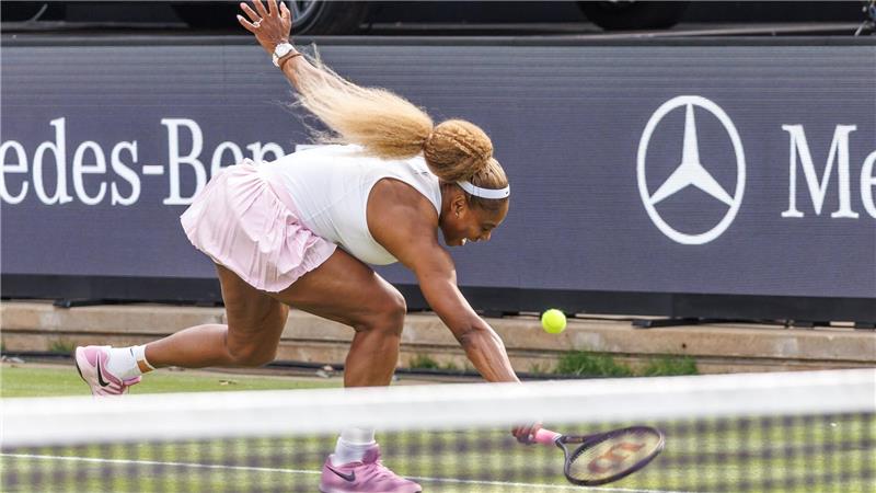 „Weise“ Tochter rät Serena Williams: Wimbledon mit Venus Nicht jede Aktion gelang: Serena Williams.