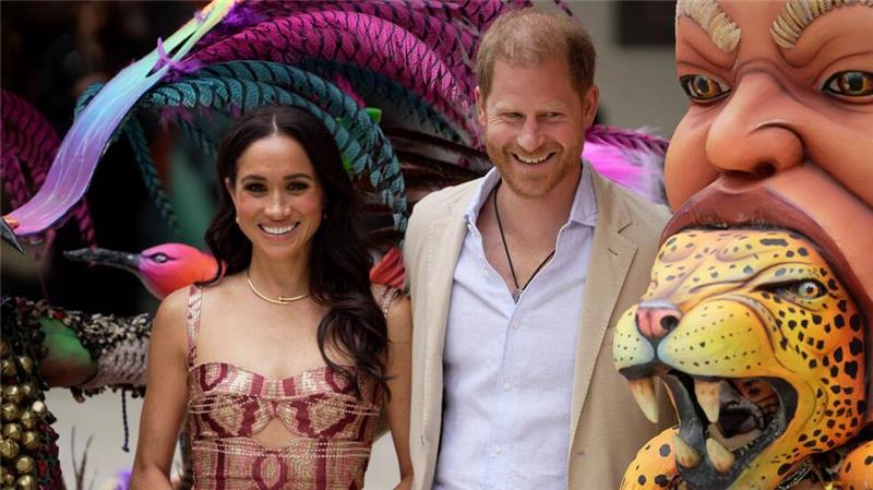 Nicht mehr im Dienste der Krone: Meghan und Harry - hier bei einem Besuch in Kolumbien. (Archivbild)