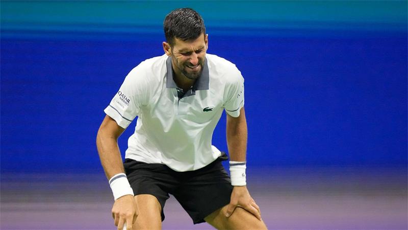 Nichts geht mehr bei Novak Djokovic. 