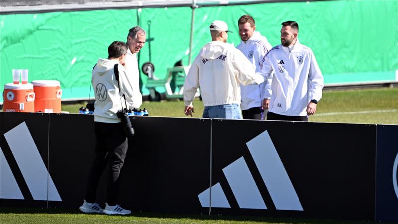Alberei und Antipasti: Magie von San Siro als Titelfunke Niclas Füllkrug kam beim Training der Nationalmannschaft vorbei.