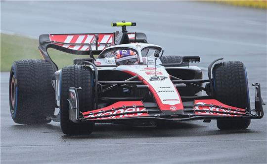 Nico Hülkenberg aus Deutschland vom Team Haas beim freien Training in Montreal.