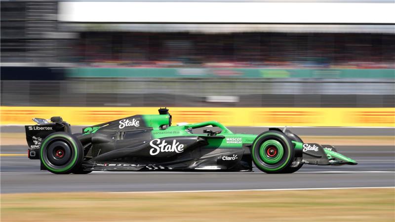 Lego-Pokal und Schampus: Hülkenberg-Party freut auch Audi Nico Hülkenberg fuhr in Silverstone vom vorletzten Startplatz noch auf Rang drei.
