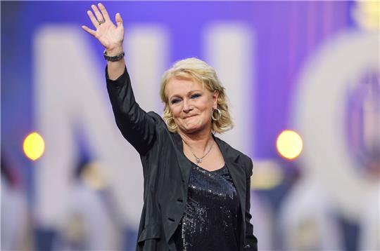 Nicole im Juli 2022 während der Show «Das große Schlagercomeback» in Leipzig.