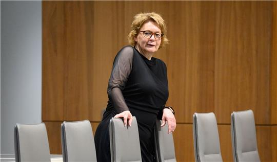 Niedersachsens Innenministerin Daniela Behrens (SPD) im niedersächsischen Landtag.