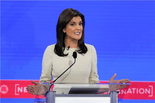 Nikki Haley legte zuletzt in den Umfragen kontinuierlich zu.
