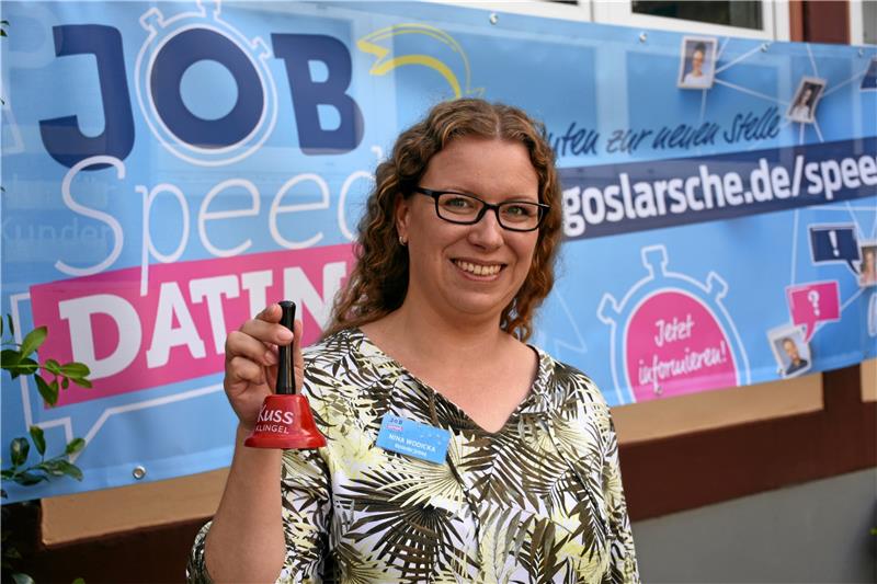 Nina Wodicka bittet zur nächsten Runde.