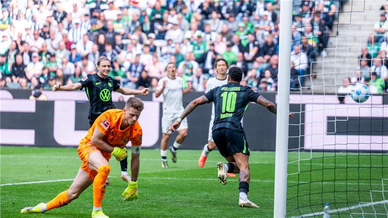 Nmecha traf zum 1:0 für die Gäste.